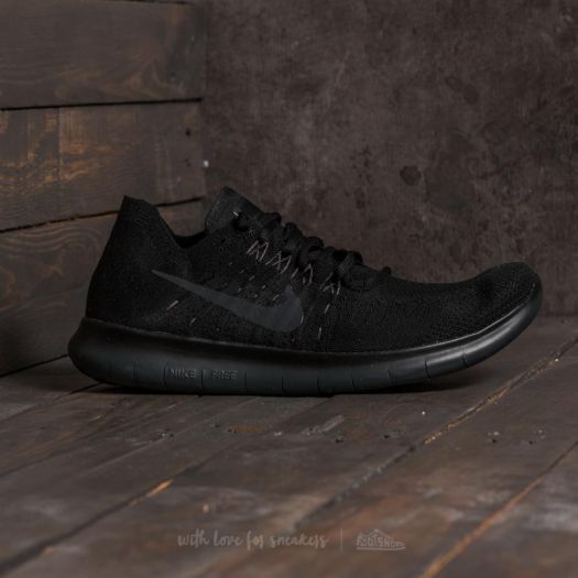 Men s shoes Nike Free Run Flyknit 2017 Black Antrhacite Footshop