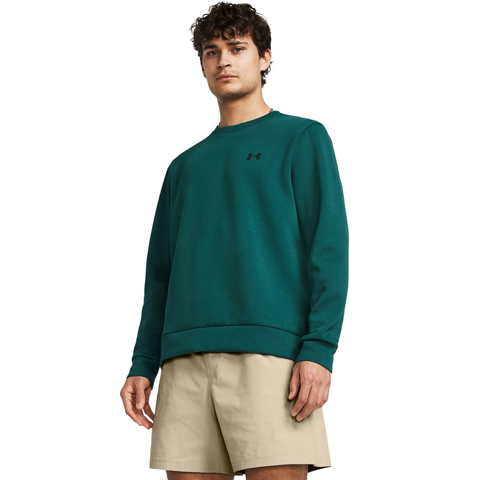 Sweatshirt Under Armour Unstoppable Fleece Crew Blue M