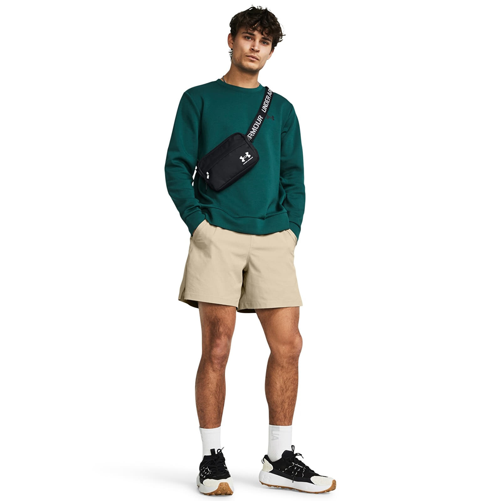 Суичърти Under Armour Unstoppable Fleece Crew Blue