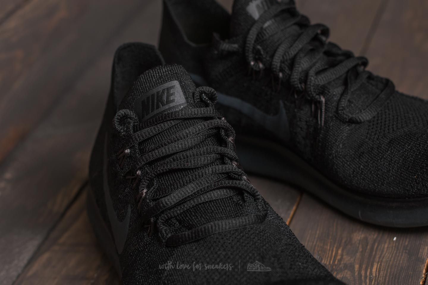 Men s shoes Nike Free Run Flyknit 2017 Black Antrhacite Footshop