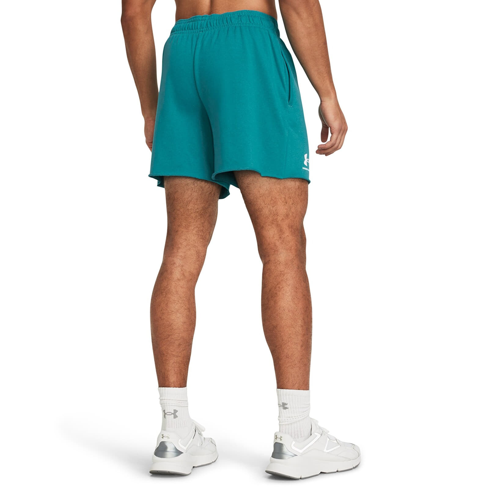 Pánské kraťasy Under Armour Rival Terry 6in Short Blue