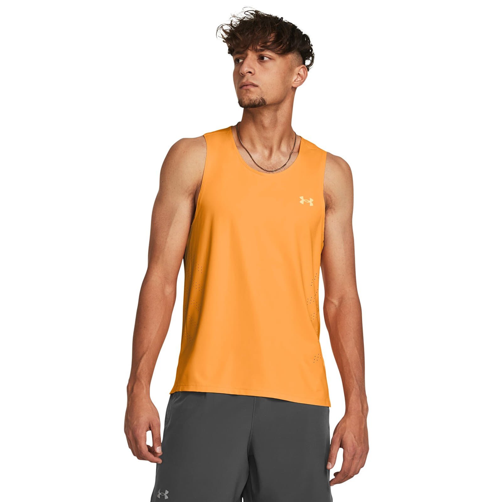 Мъжки потник Under Armour LAUNCH ELITE SINGLET Orange
