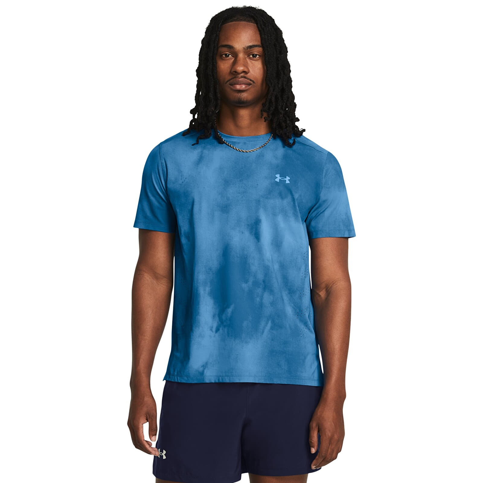 Férfi pólok Under Armour LAUNCH ELITE WASH SS Blue