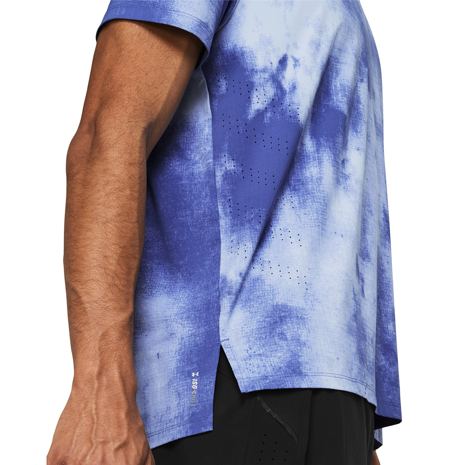 Férfi pólok Under Armour LAUNCH ELITE WASH SS Purple