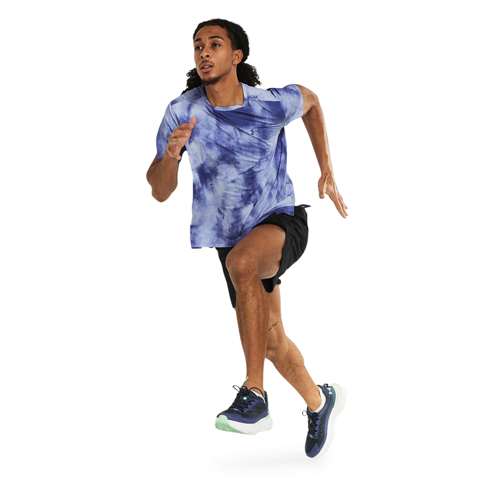 Férfi pólok Under Armour LAUNCH ELITE WASH SS Purple