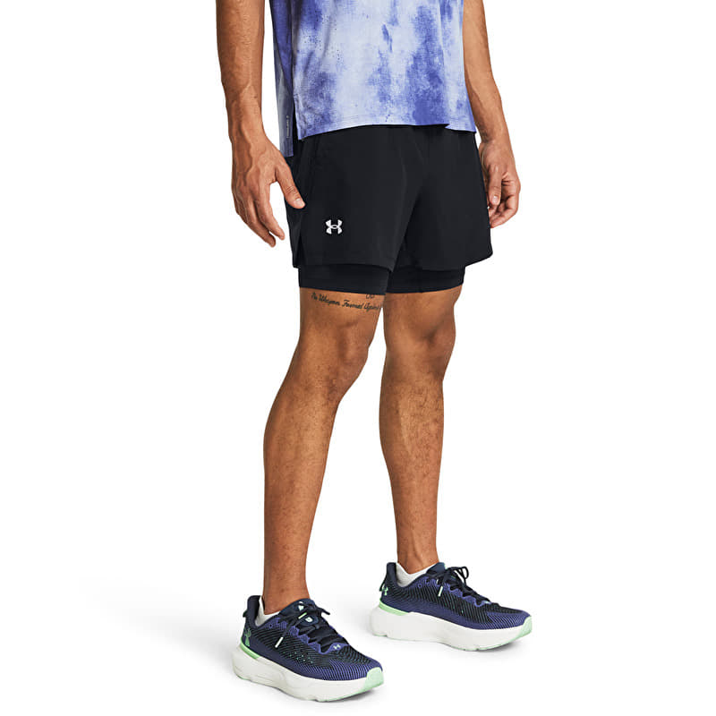 Шорти Under Armour LAUNCH 5'' 2-IN1 SHORTS Black
