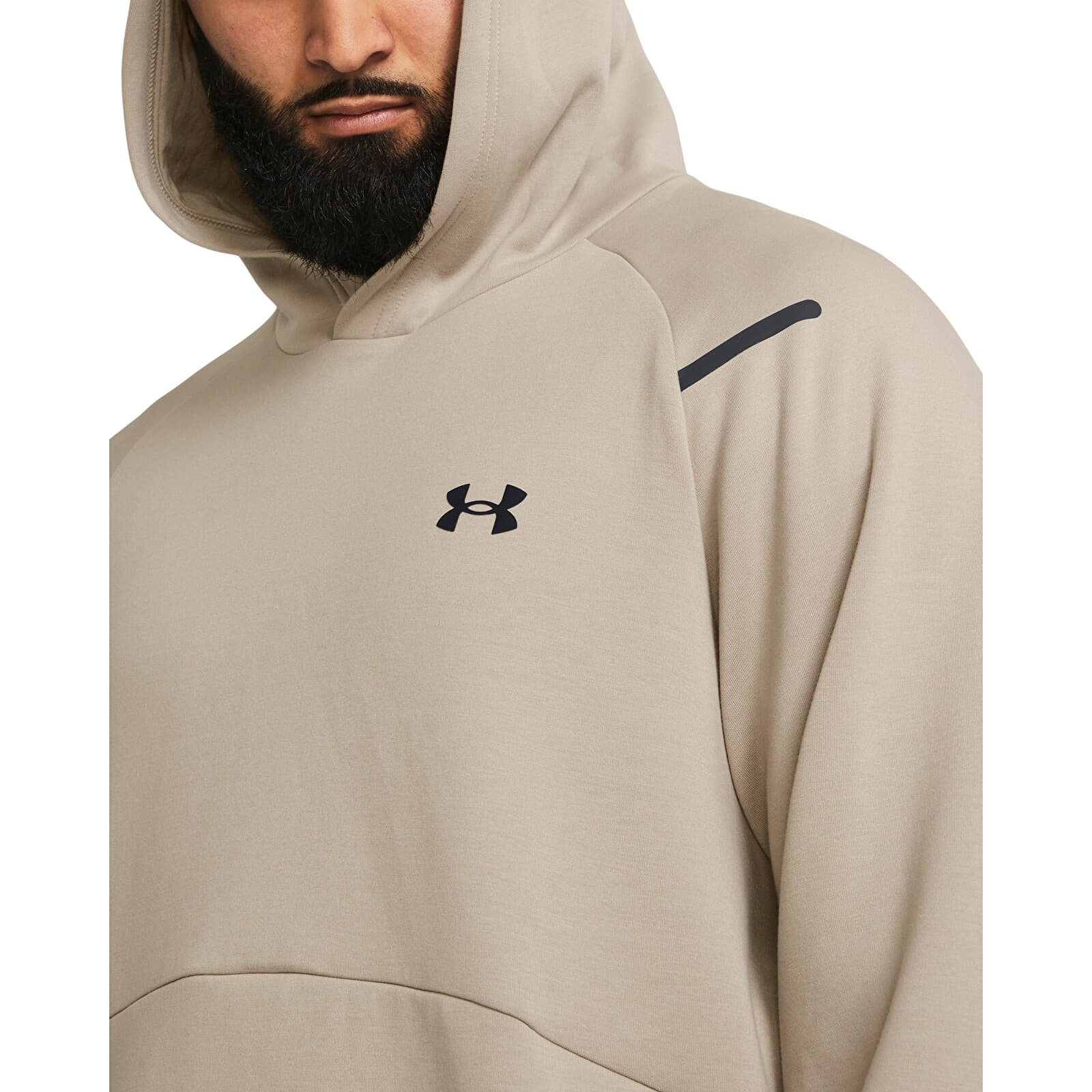 Casacos com capuz para homem Under Armour Unstoppable Fleece Hoodie Brown