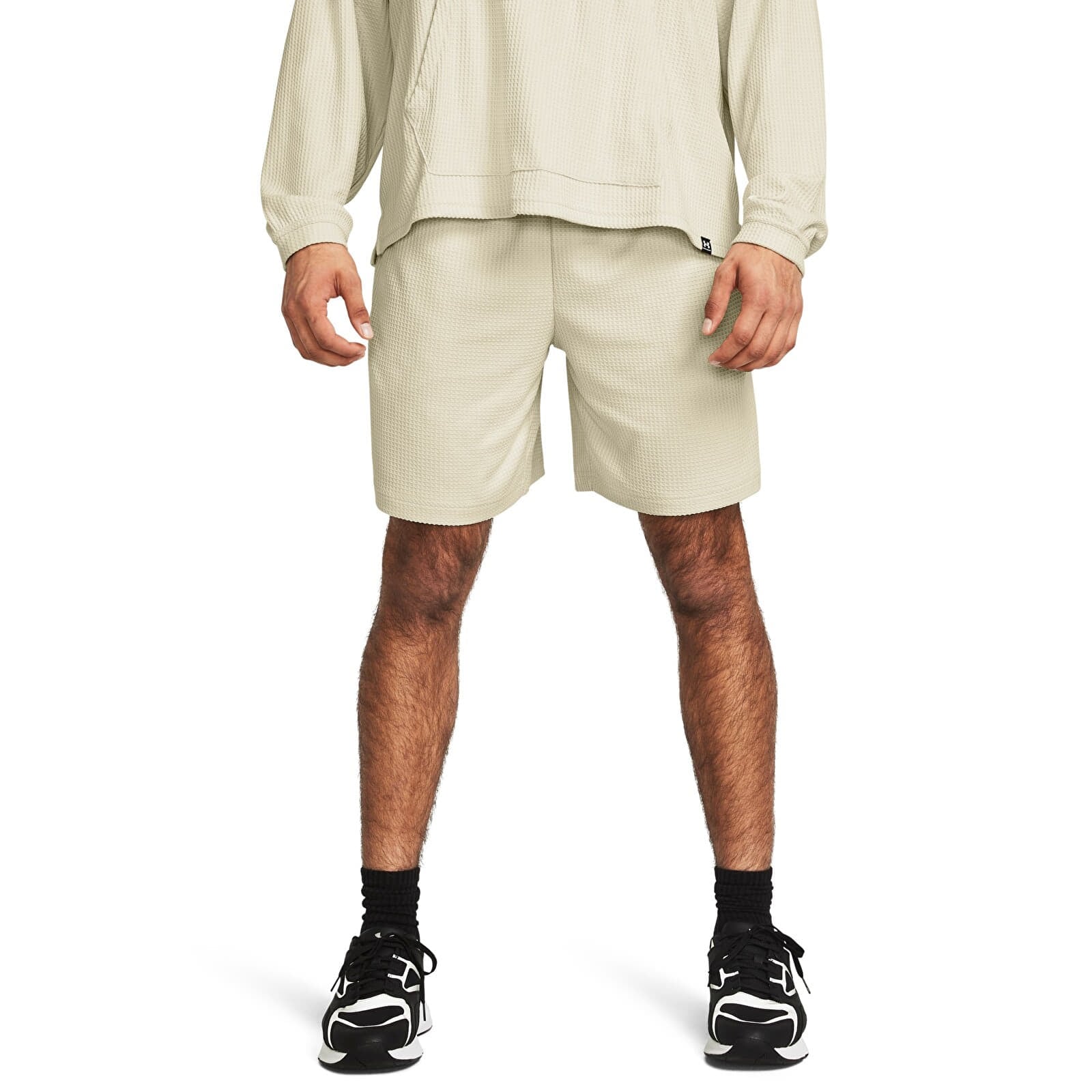 Moške kratke hlače Under Armour Rival Waffle Short Brown