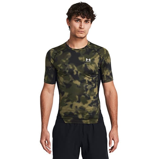 T-shirt Under Armour HG Armour Printed SS Green