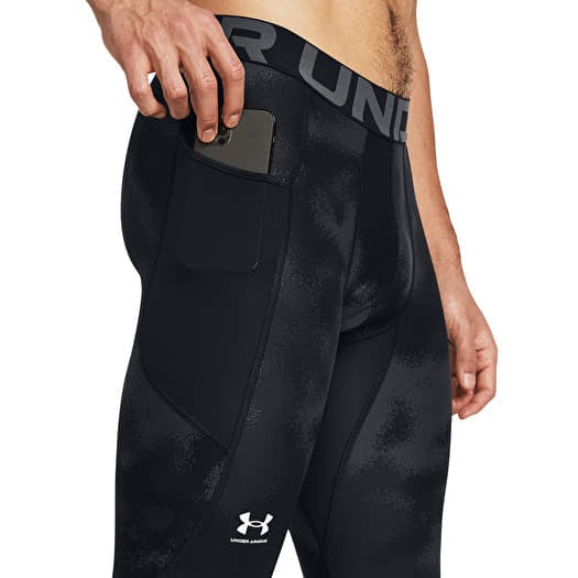 Leggings homme Under Armour HG Armour Printed Lgs Black Footshop