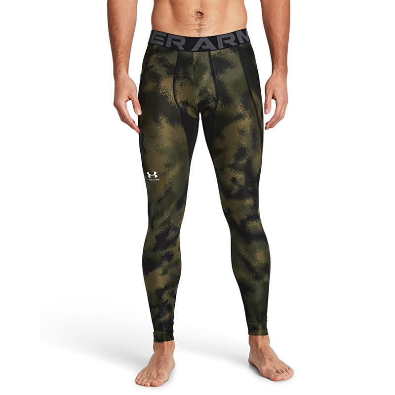 Tamprės Under Armour HG Armour Printed Lgs Green