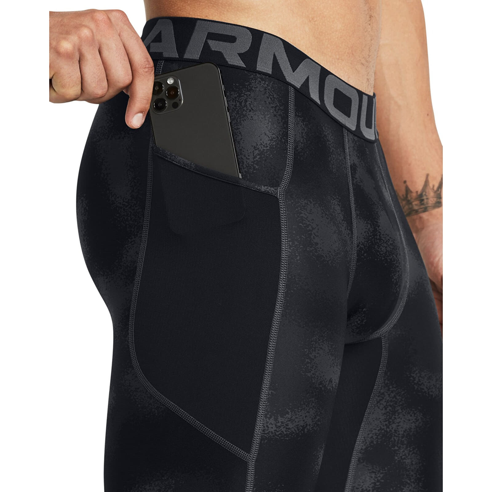 Vīriešu šorti Under Armour HG Armour Printed Lg Sts Black