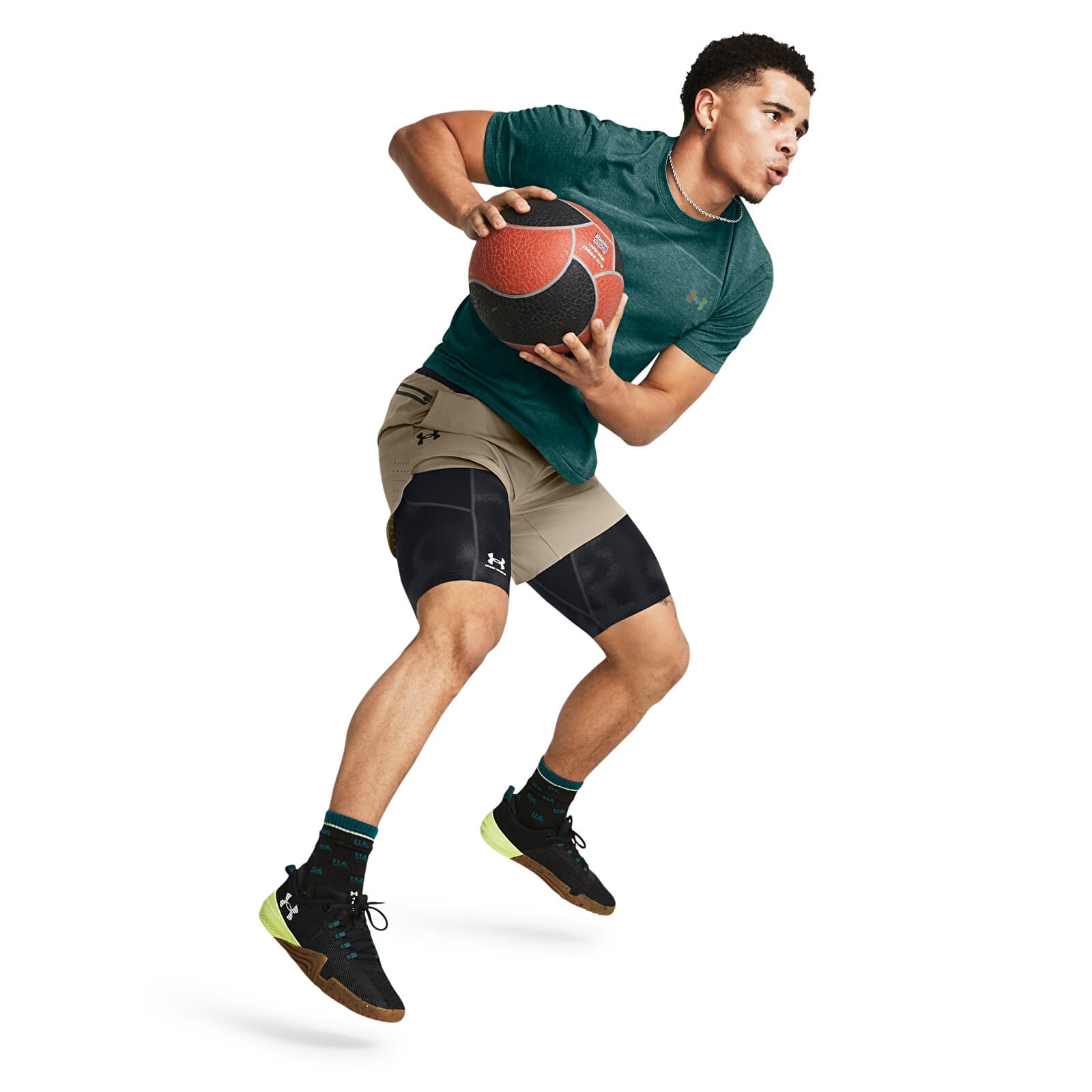 Vīriešu šorti Under Armour HG Armour Printed Lg Sts Black
