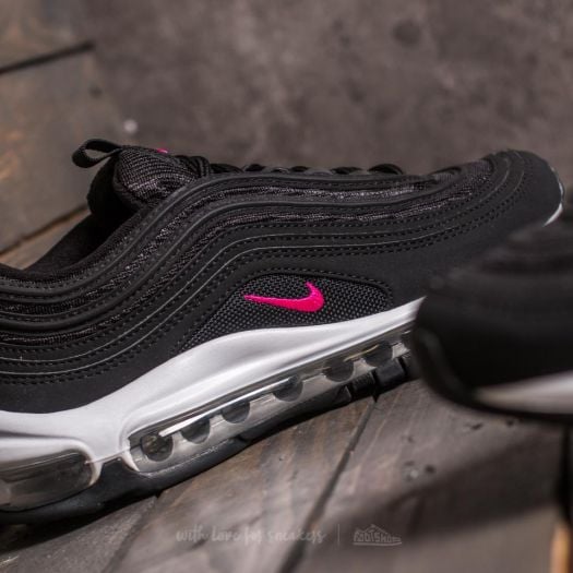 Air max 97 sales black with pink tick