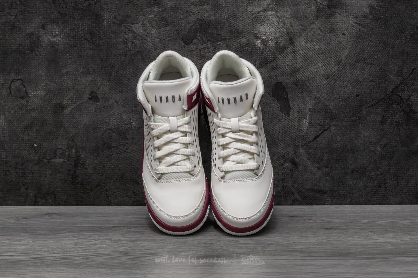 Zapatillas mujer Jordan Flight Origin 4 GG Sail/ Metallic Red Bronze-Bordeaux