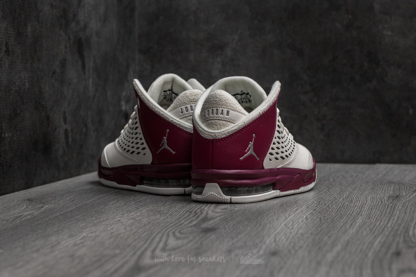Zapatillas mujer Jordan Flight Origin 4 GG Sail/ Metallic Red Bronze-Bordeaux