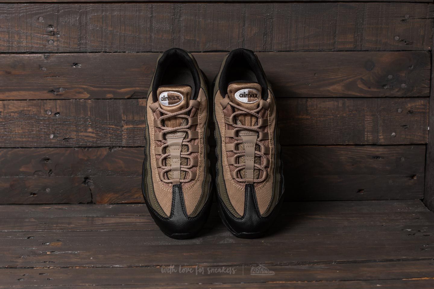 Scarpe uomo Nike Air Max 95 Essential Black/ White-Sequoia