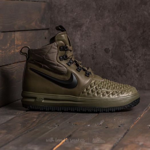Women s shoes Nike Lunar Force 1 Duckboot 17 GS Medium Olive Black Wolf Grey Footshop