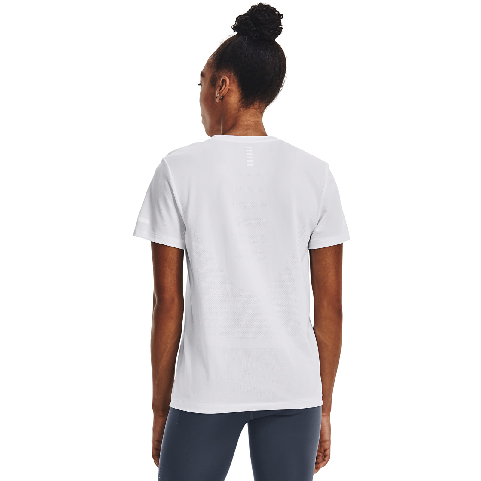 Women's T-shirts Under Armour Seamless Stride SS White
