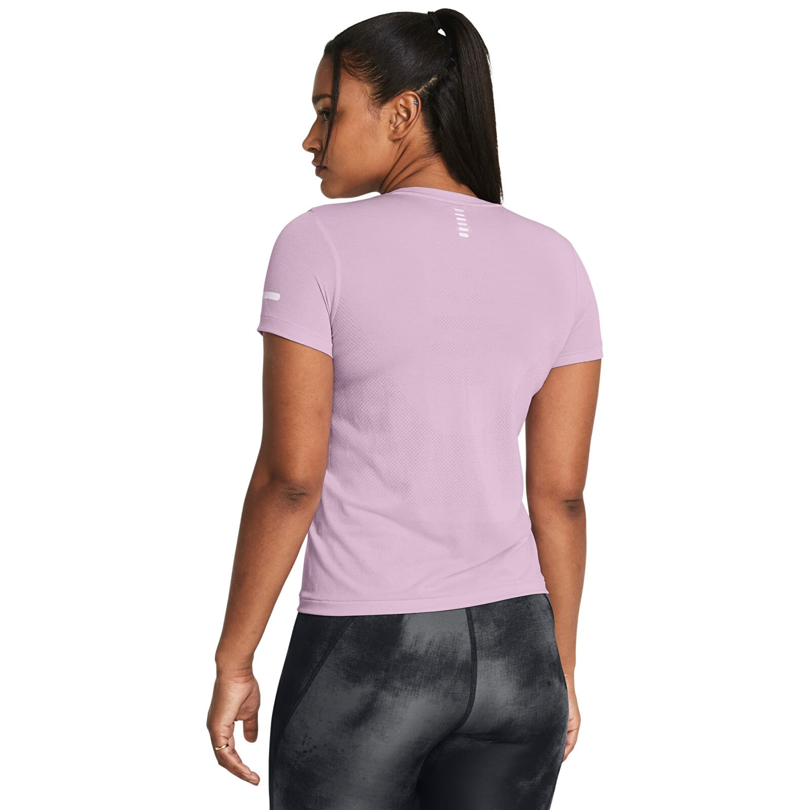 Magliette da donna Under Armour Seamless Stride SS Purple
