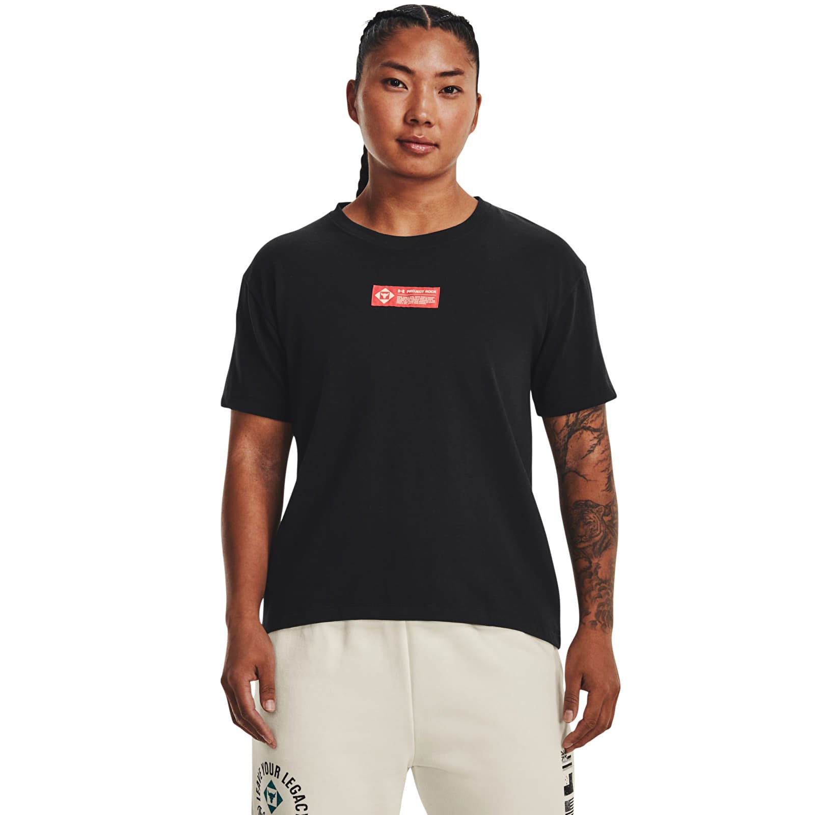Női pólók Under Armour PJT ROCK GLOBE SS Black