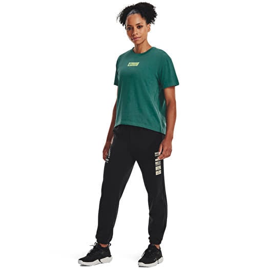 Camisetas de mujer Under Armour PJT ROCK GLOBE SS Green Footshop