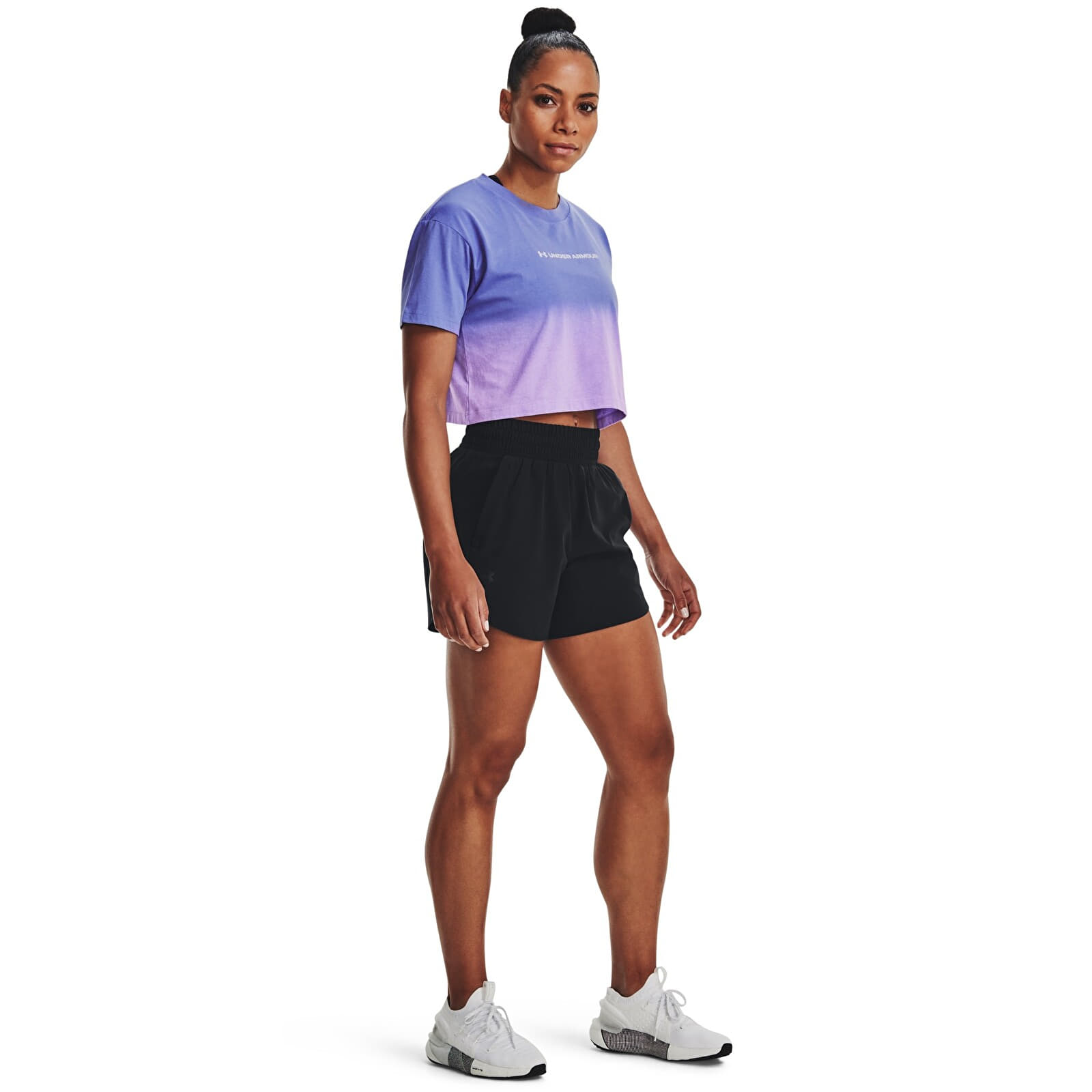Dámské kraťasy Under Armour Flex Woven Short 5in Black