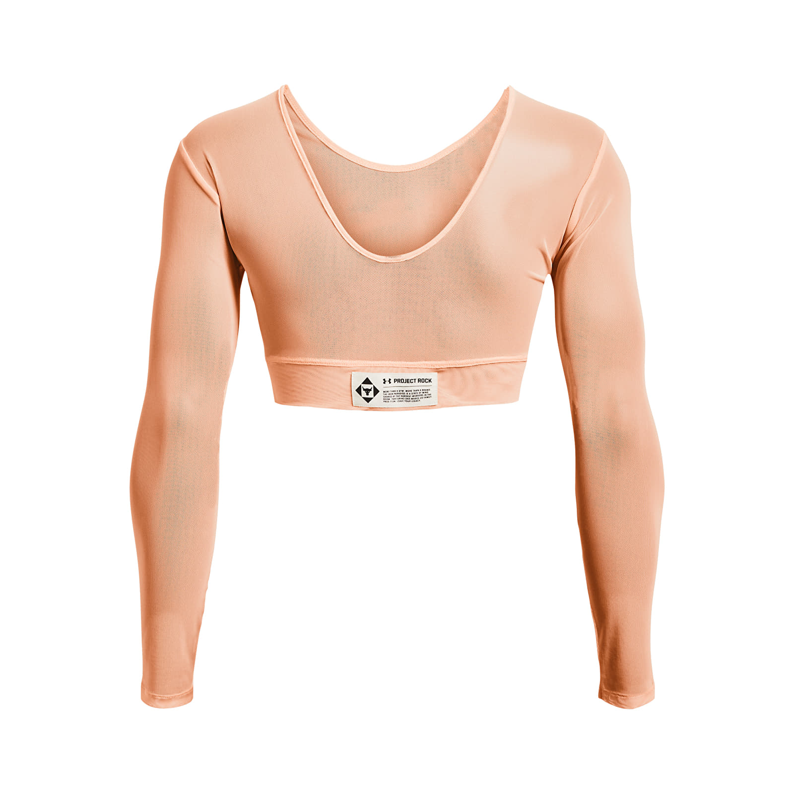 Naiste kapuutsiga dressid Under Armour Pjt Rock Sheer Mesh LS Orange