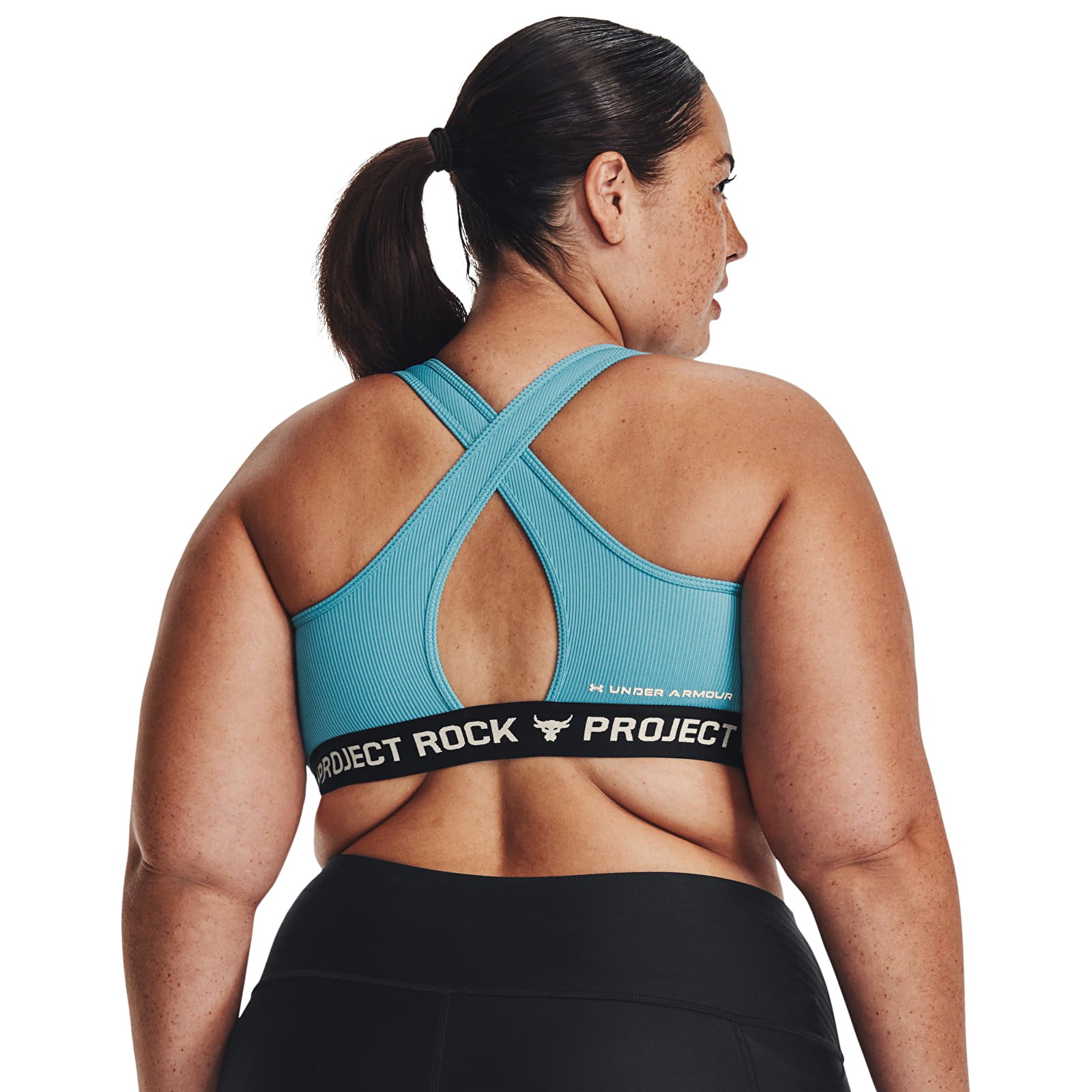 Podprsenky Under Armour Pjt Rock Crsbck Bra TG Blue