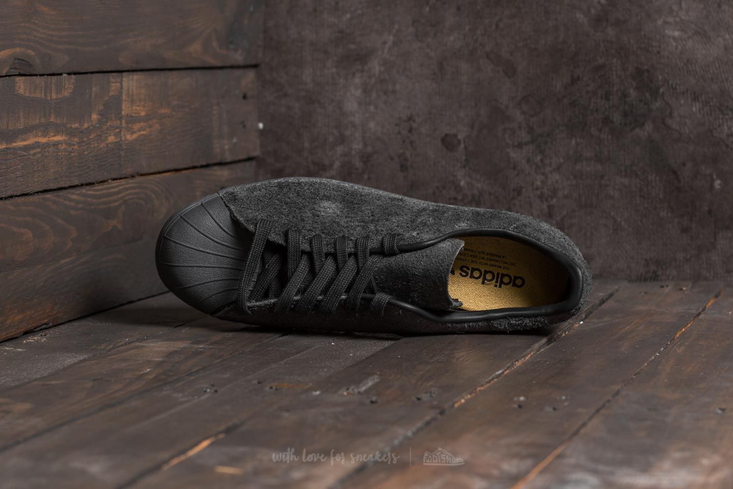 Men s shoes adidas Superstar 80s Clean Utility Black Utility Black Grey Five Footshop
