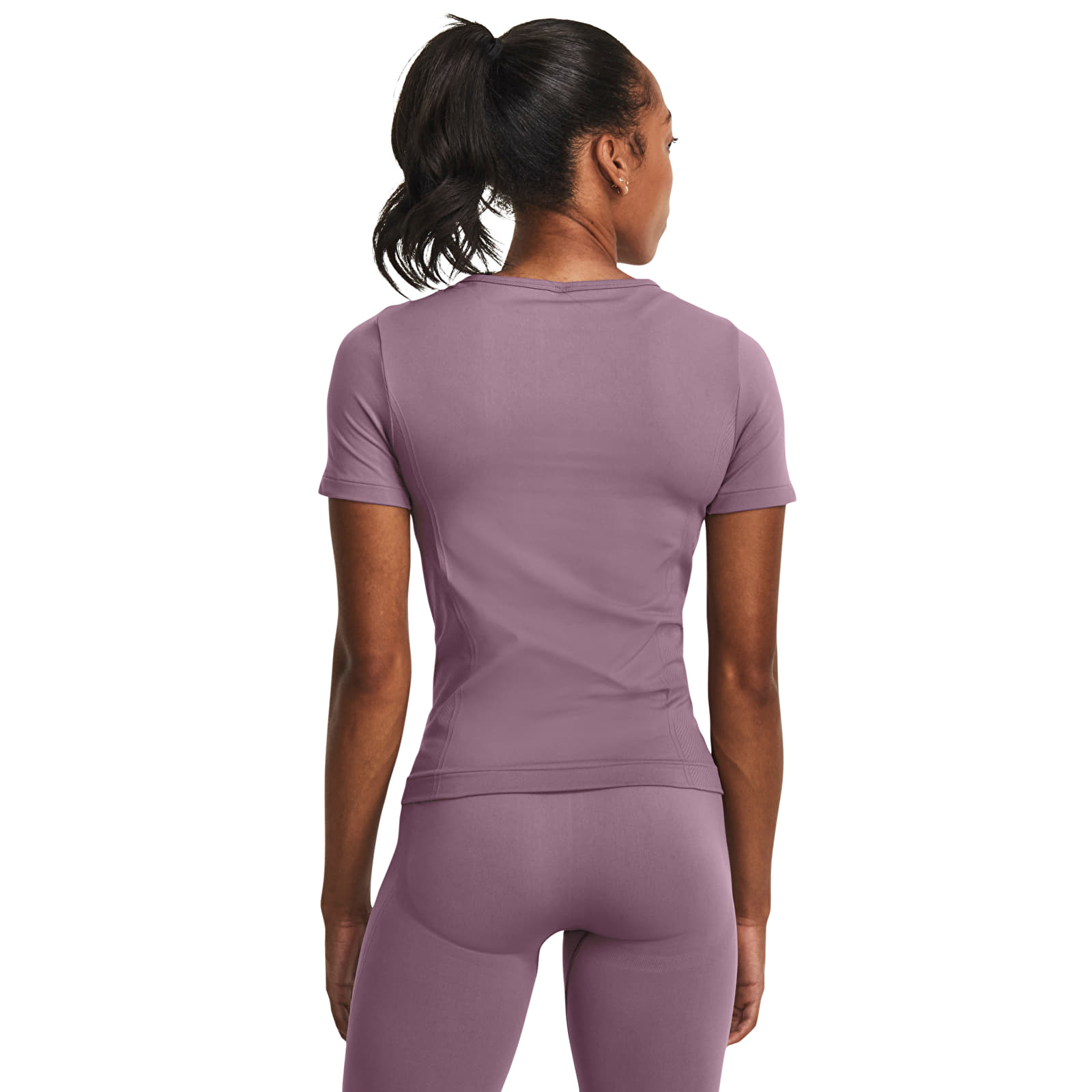 Moteriški marškinėliai Under Armour Train Seamless SS Purple
