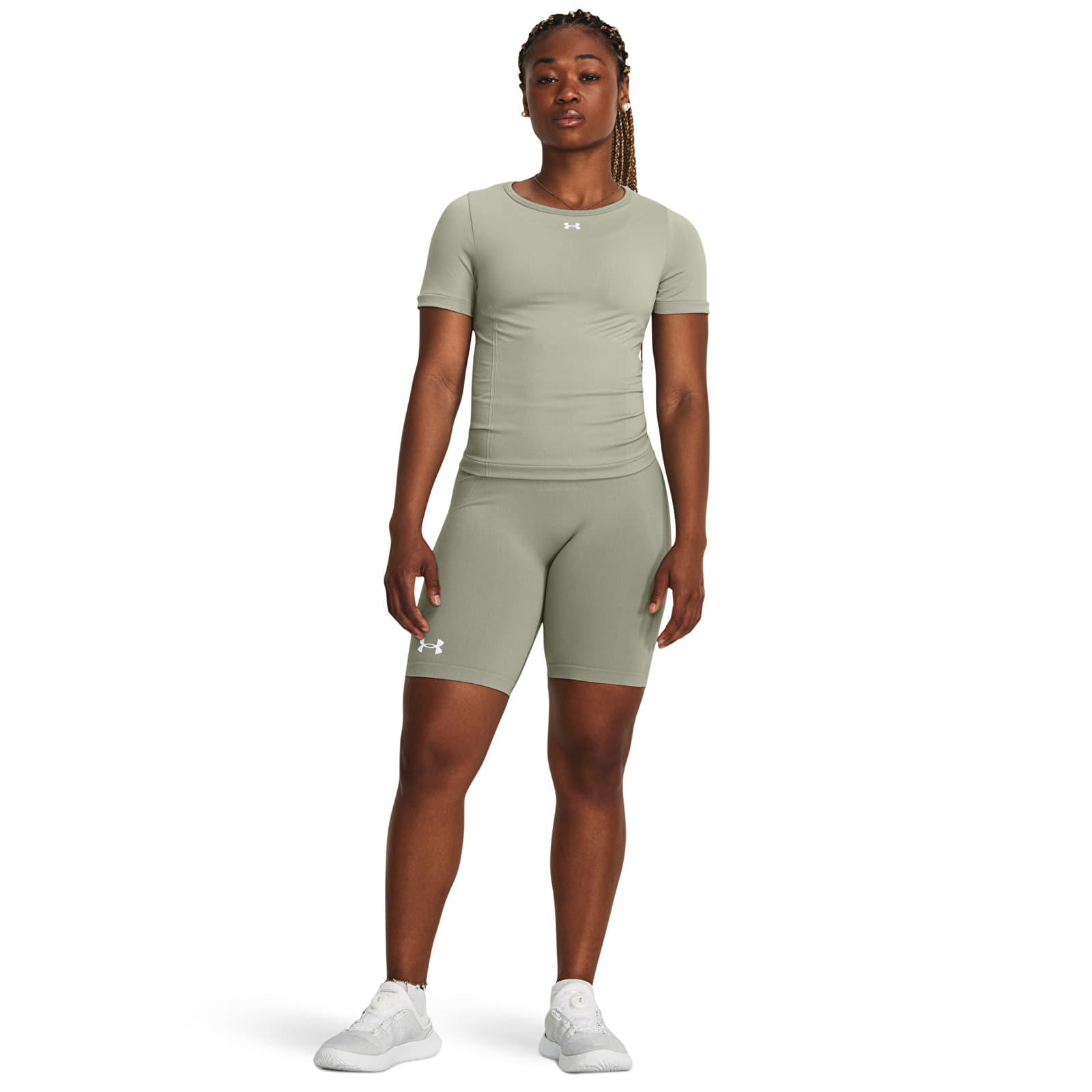 T-shirty damskie Under Armour Train Seamless SS Green