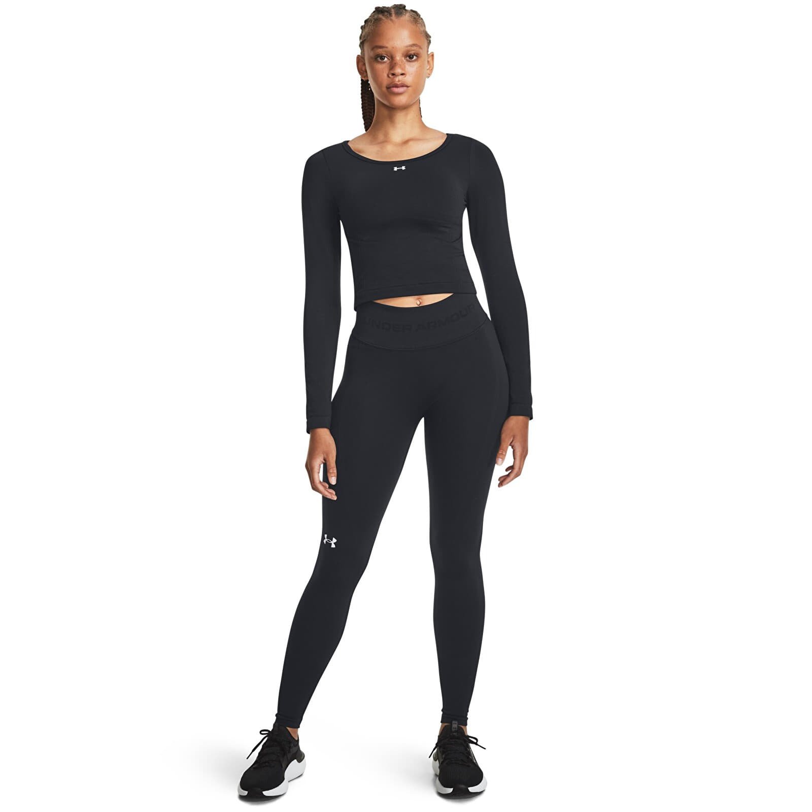 Women's T-shirts Under Armour Train Seamless LS Black