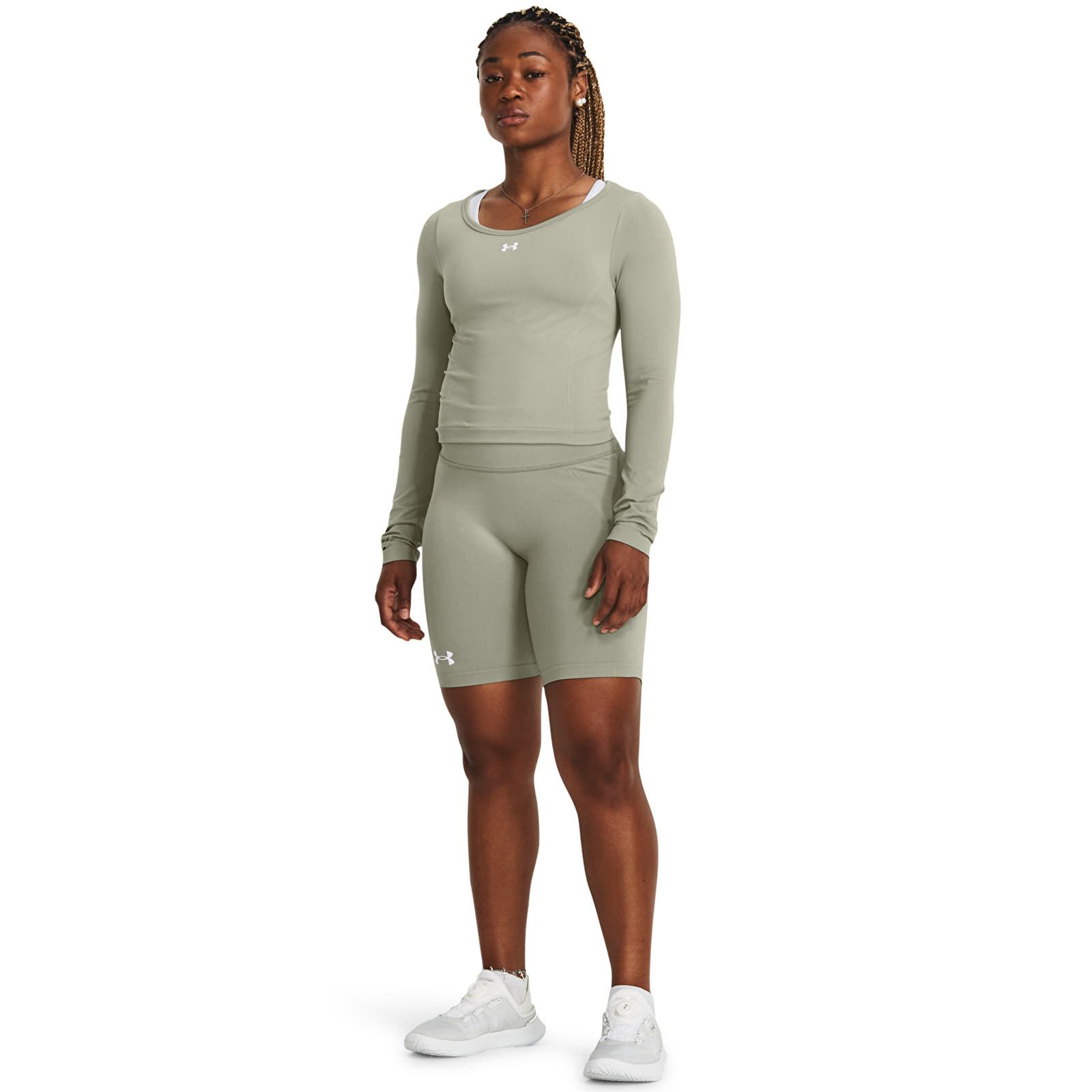 Women's T-shirts Under Armour Train Seamless LS Green