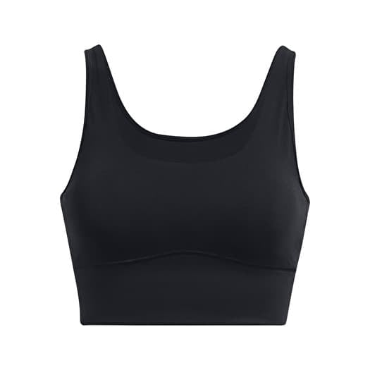 Women s tank tops Under Armour Meridian Fitted Crop Tank Black Footshop