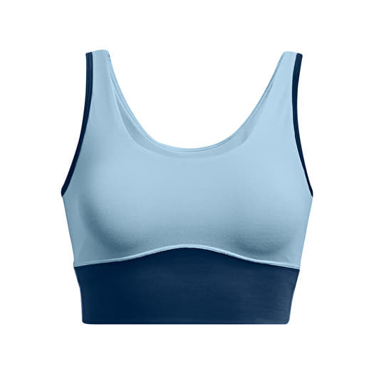 Women's tank tops Under Armour Meridian Fitted Crop Tank Blue