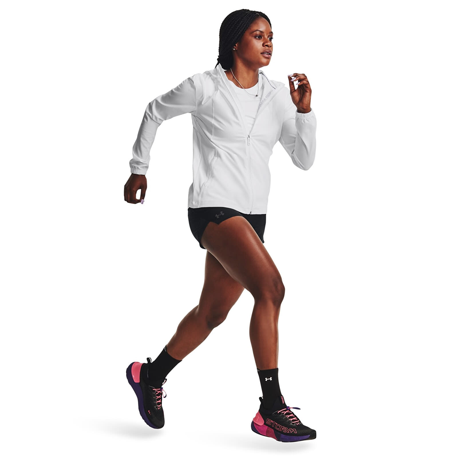 Dámské kraťasy Under Armour Run Stamina 3'' Short Black