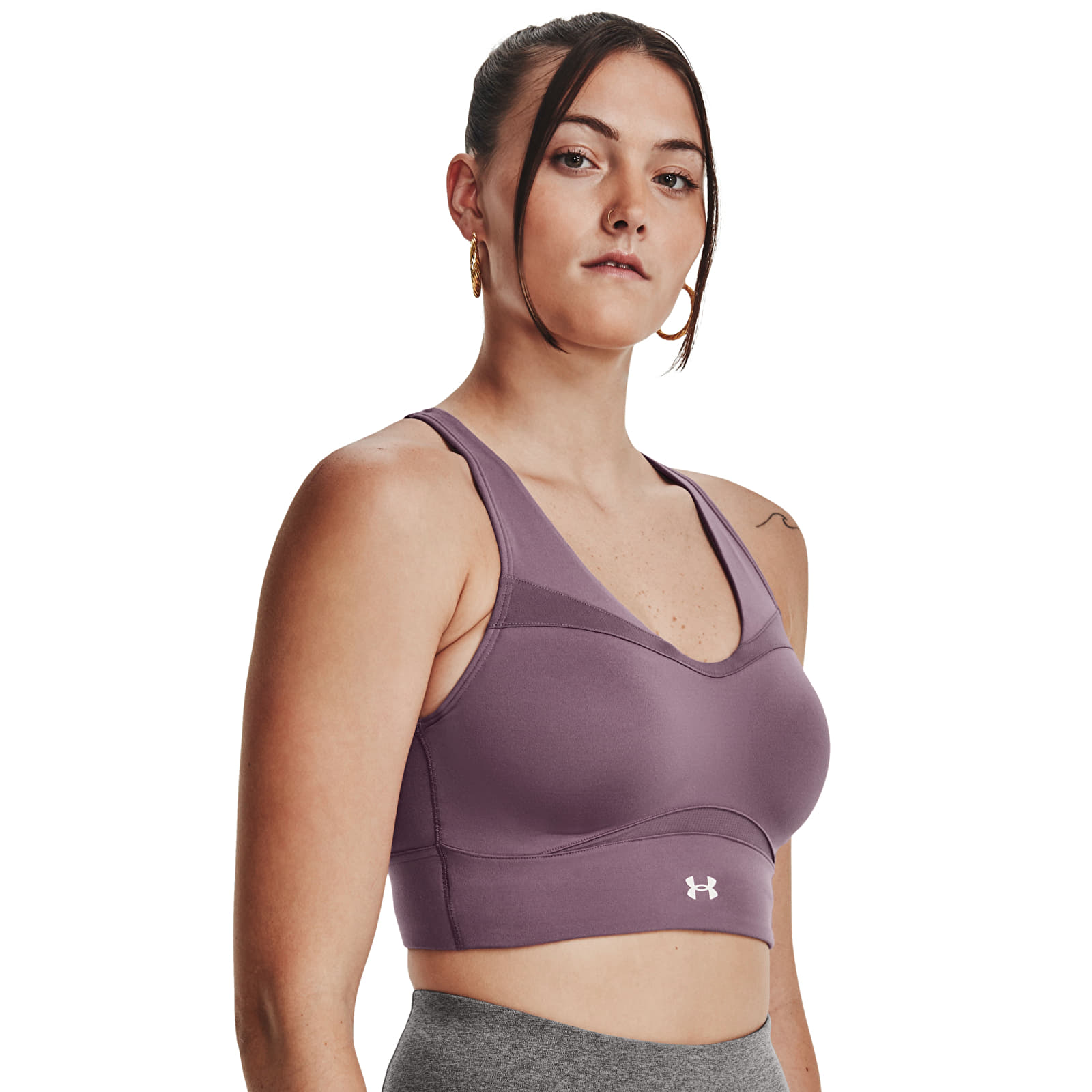 Soutien-gorge  Under Armour Smartform Evo Mid LongL CF Purple