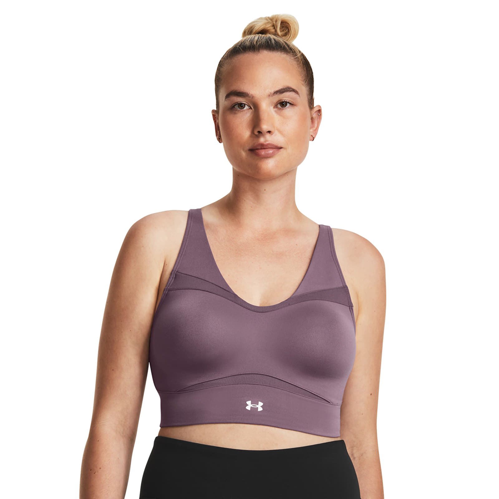 Soutien-gorge  Under Armour Smartform Evo Mid LongL CF Purple