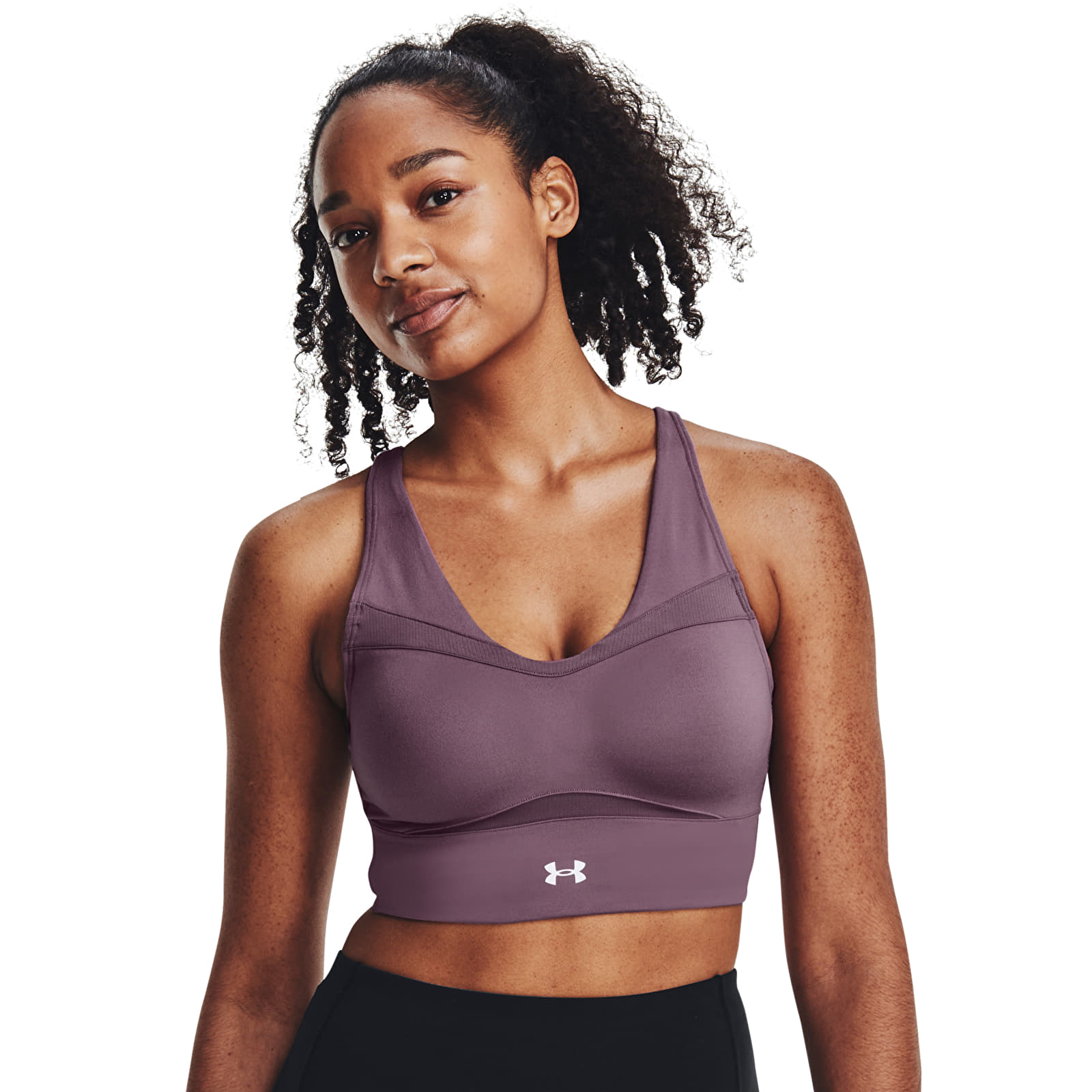 Soutien-gorge  Under Armour Smartform Evo Mid LongL CF Purple