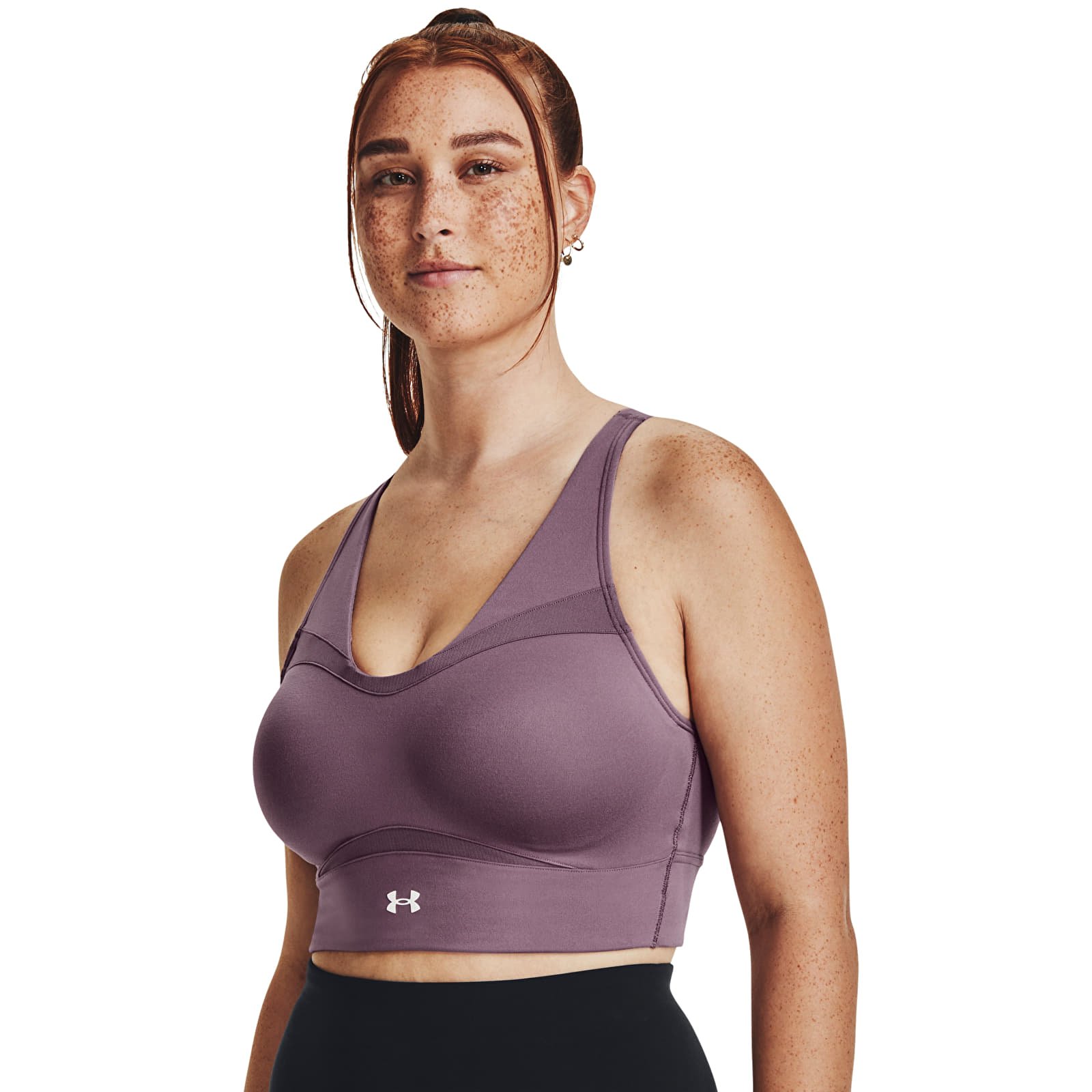 Soutien-gorge  Under Armour Smartform Evo Mid LongL CF Purple