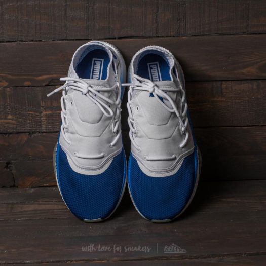 Puma tsugi white and blue top