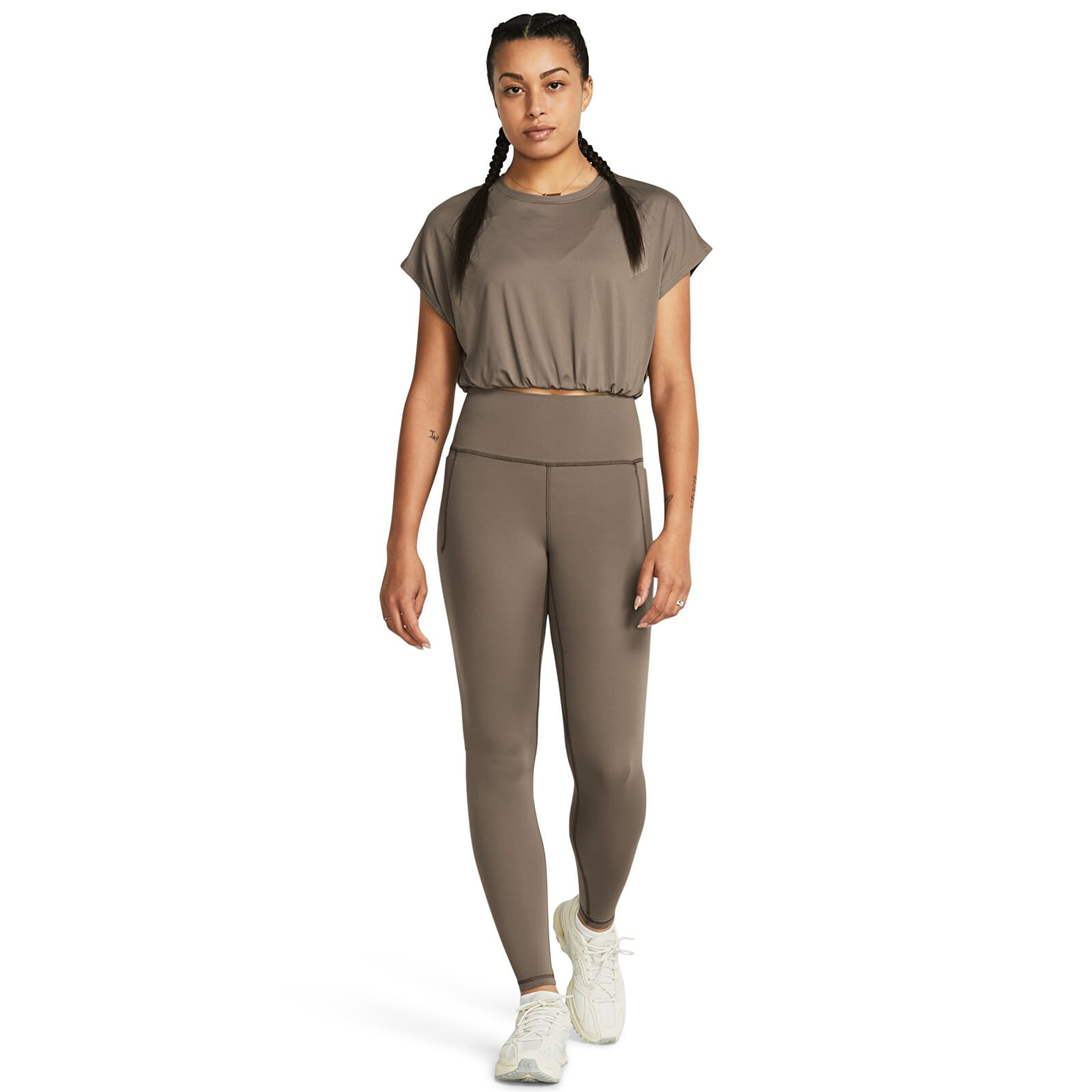 Women's leggings Under Armour Meridian Legging Brown