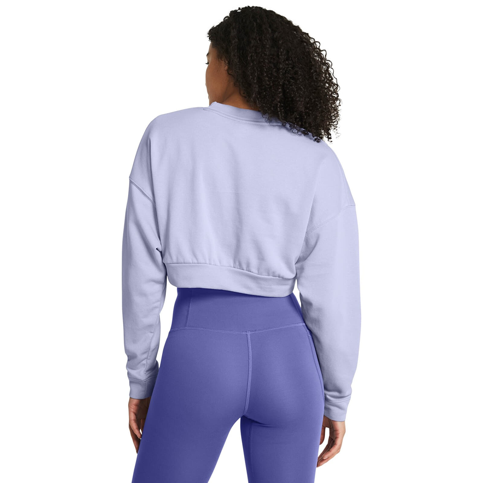 Women's T-shirts Under Armour Rival Terry OS Crop Crw Purple