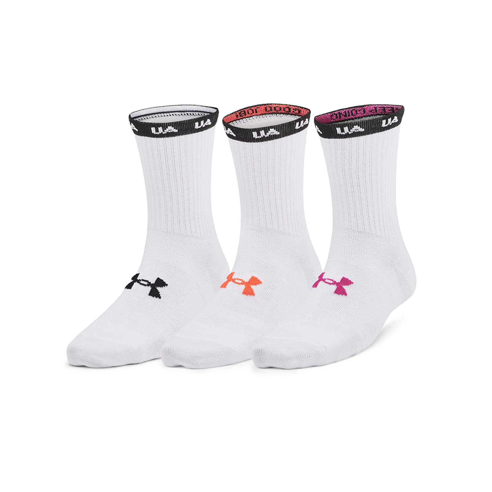 Nogavice  Under Armour Essential Nv Mid Crew 3-Pack White