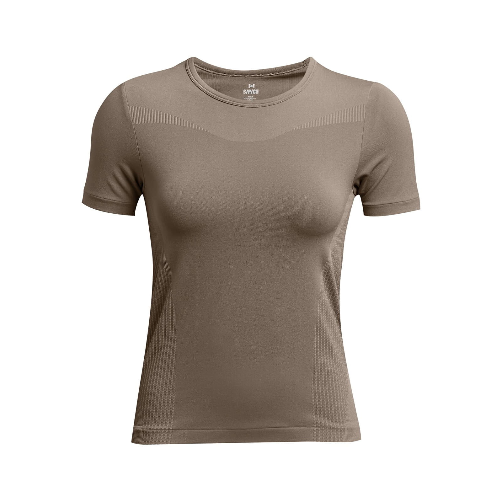 Dámská trička Under Armour Vanish Elite Seamless SS Brown