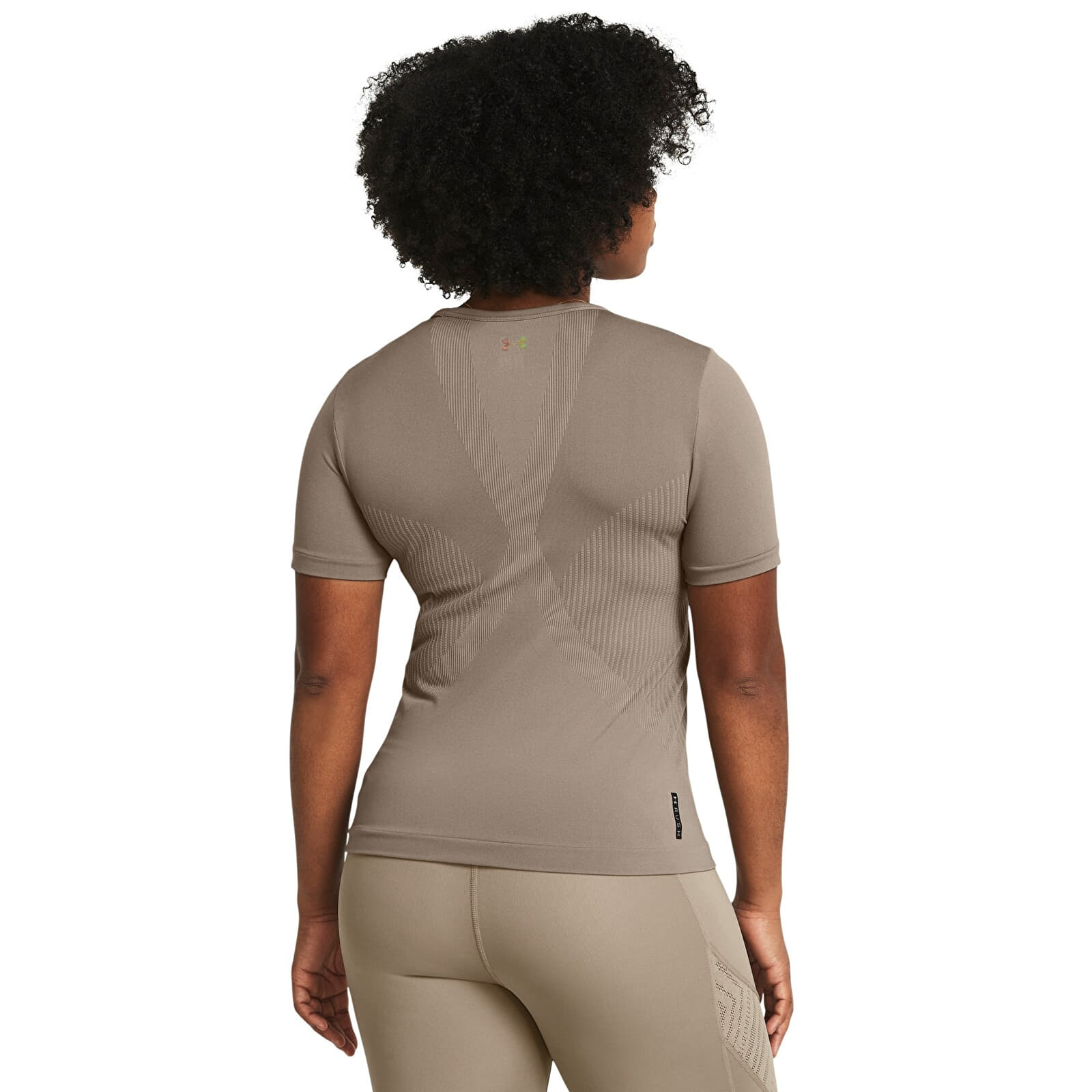 Dámská trička Under Armour Vanish Elite Seamless SS Brown