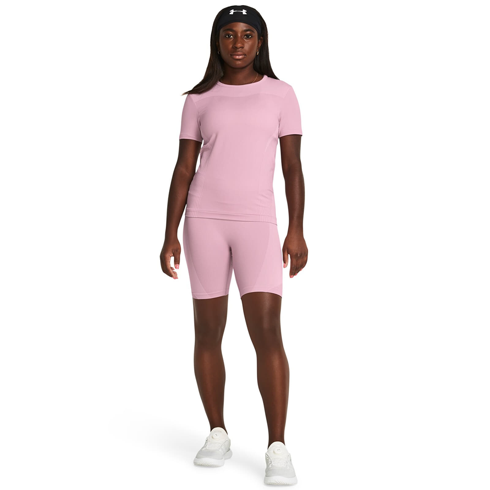 Dámská trička Under Armour Vanish Elite Seamless SS Pink