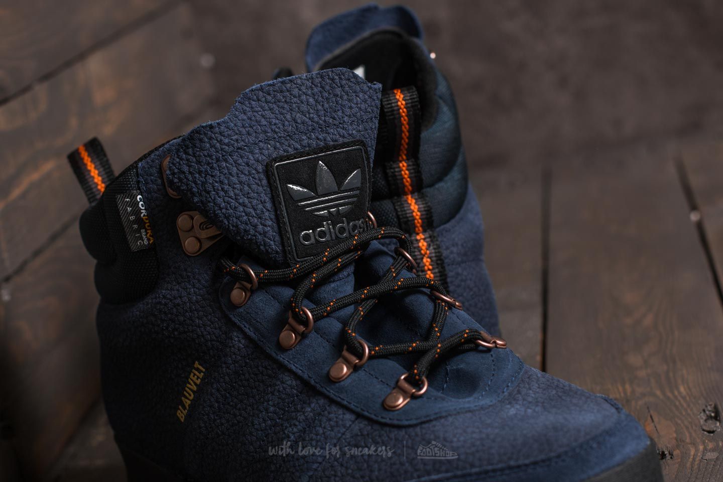 adidas Jake Boot 2.0 Collegiate Navy Tactile Orange Core Black Footshop