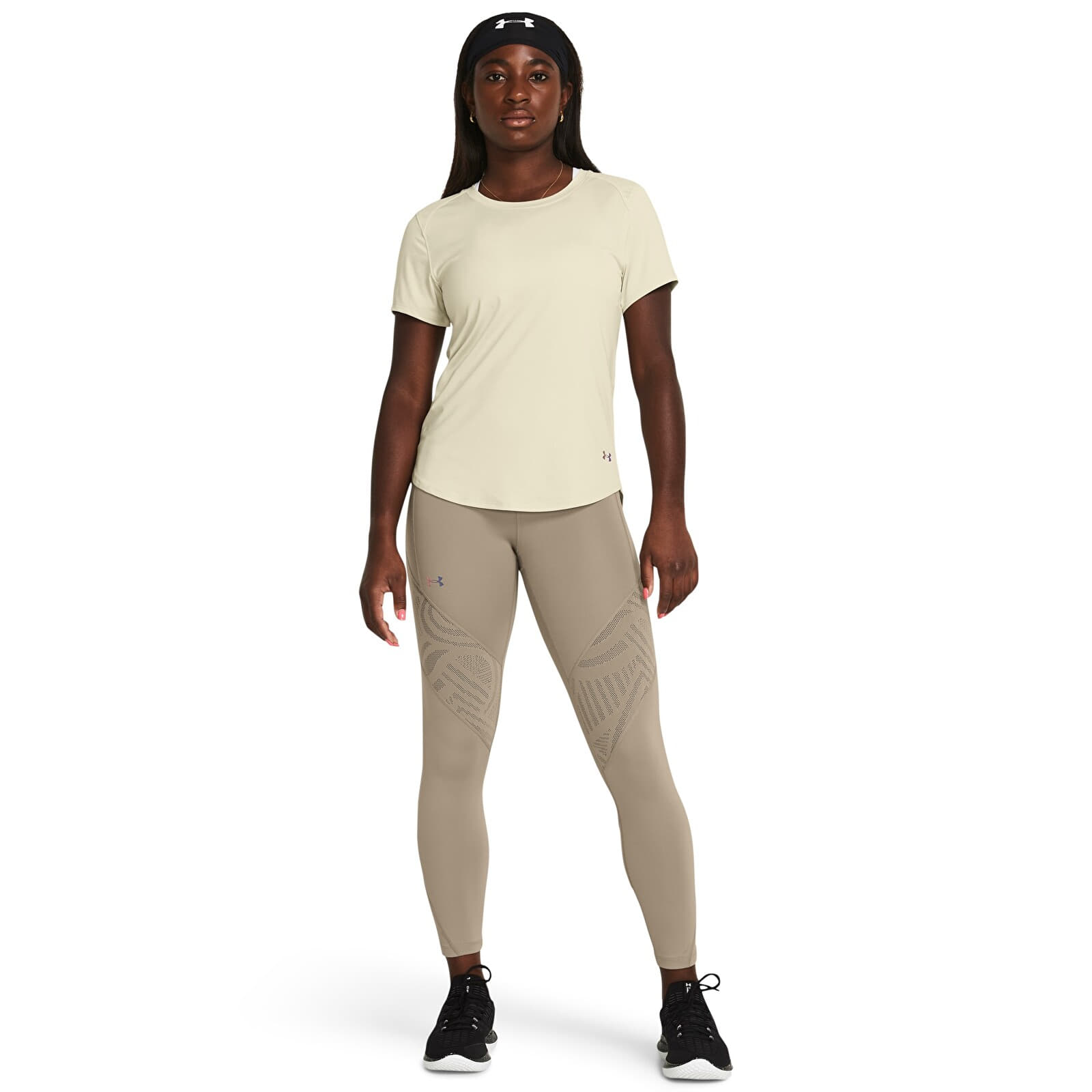 Női pólók  Under Armour Vanish Elite Vent SS Beige